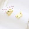 Baroque Style Copper Clad Gold Color Diy Handmade Hanging Earrings With Baking Paint