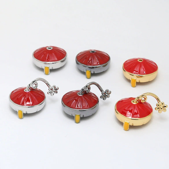 Baroque Style Handmade Jewelry Accessories With Copper Plated Real Gold Floating Zombie Hat Flower Electroplating Treatment