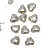 Baroque Style Love Heart Plastic Resin Imitation Shell Pearl Handmade Electroplated Ear Jewelry Accessories Material