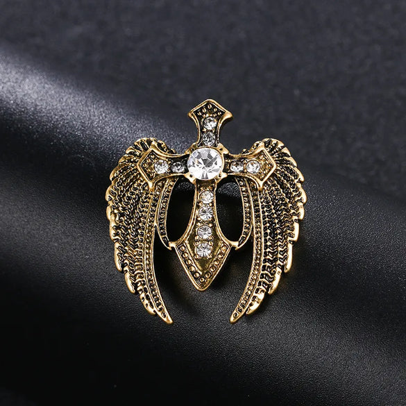 Baroque Style Rabbit Heart Shape Bow Knot Alloy Enamel Inlay Zircon Women'S Brooches