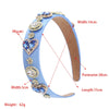 Baroque Style Rhinestone Glass Drill Heart Headband For Women