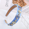 Baroque Style Rhinestone Glass Drill Heart Headband For Women