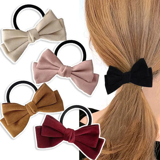 Basic Bow Knot Cloth Hair Tie