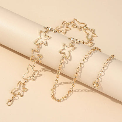 Basic Butterfly Metal Women'S Chain Belts