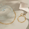 Basic Chain Geometric Hiphop Street Layered Summer Jewelry For Women Stainless Steel Electroplated
