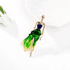 Basic Classic Style Artistic Human Alloy Enamel Women'S Brooches