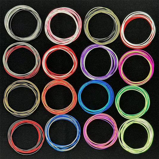 Basic Classic Style Circle Carbon Steel Metal Wholesale Bangle