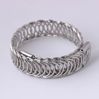 Basic Classic Style Solid Color Alloy Plating Women'S Bangle