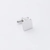 1 Piece Basic Classic Style Square Customization Laser Engraving Stainless Steel Plating DIY Jewelry Accessories