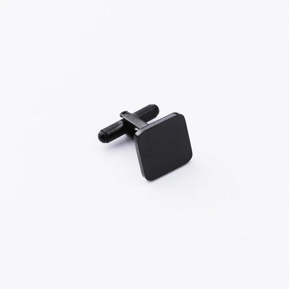 1 Piece Basic Classic Style Square Customization Laser Engraving Stainless Steel Plating DIY Jewelry Accessories