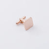 1 Piece Basic Classic Style Square Customization Laser Engraving Stainless Steel Plating DIY Jewelry Accessories