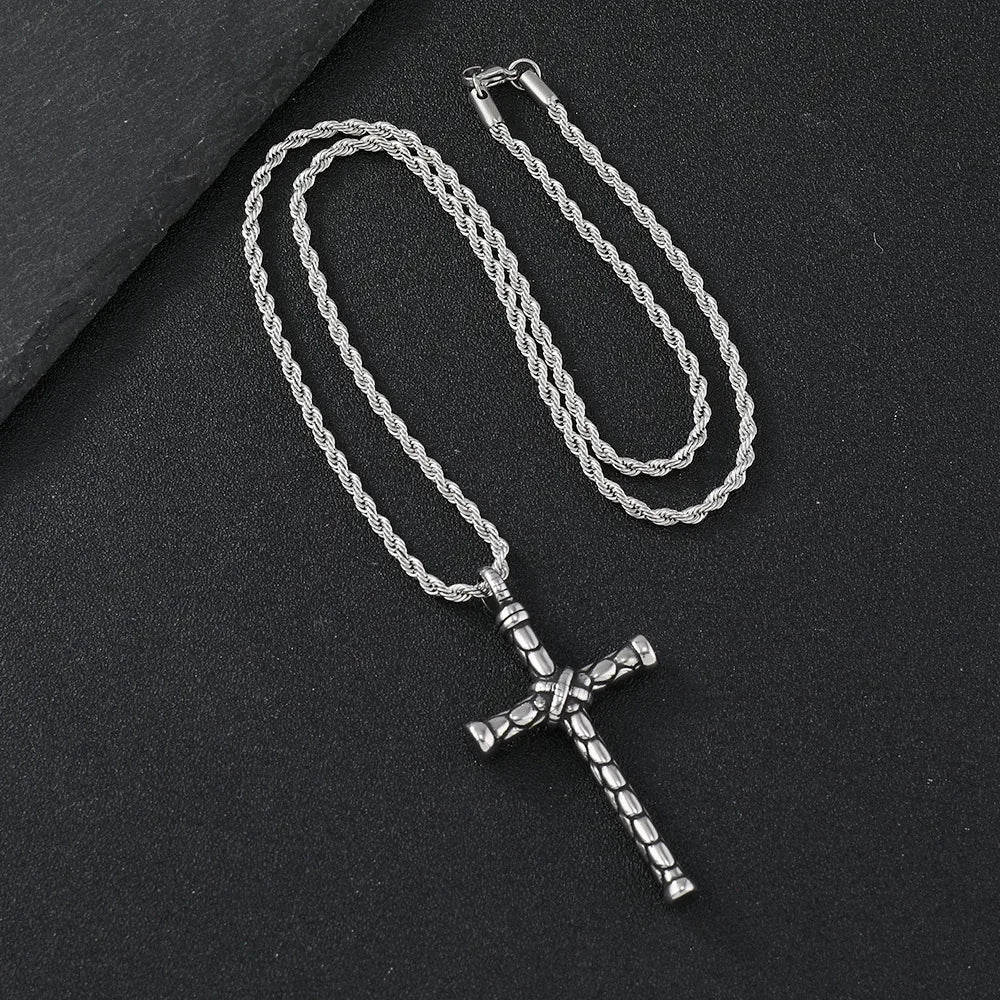 Basic Cross 304 Stainless Steel Plating Women'S