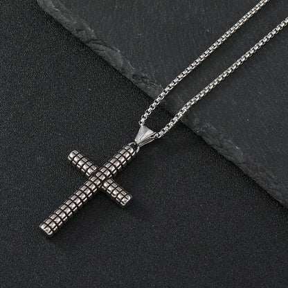 Basic Cross 304 Stainless Steel Plating Women'S