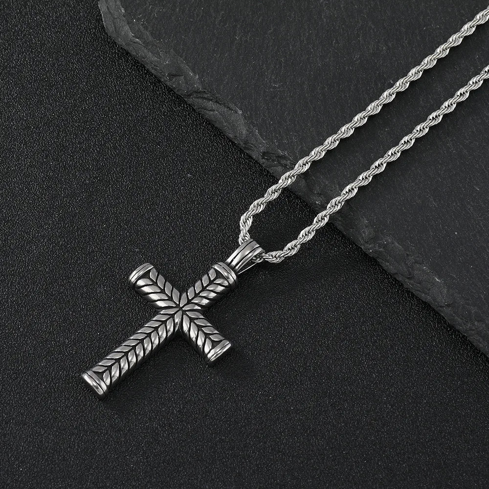 Basic Cross 304 Stainless Steel Plating Women'S