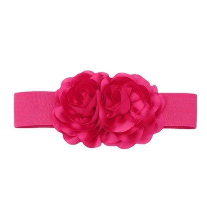 Basic Flower Fabric Women'S Woven Belts 1 Piece