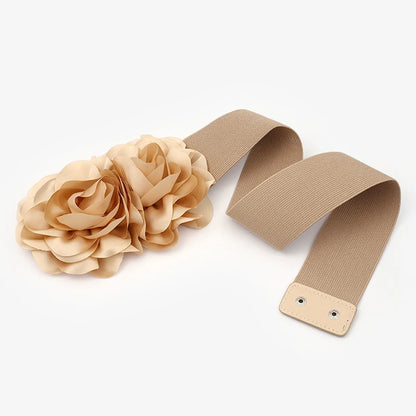 Basic Flower Fabric Women'S Woven Belts 1 Piece