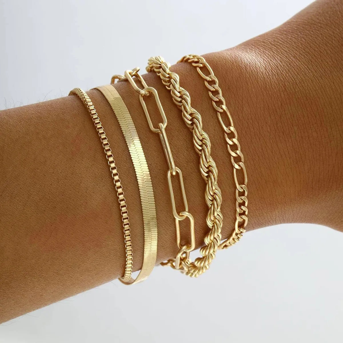 Basic Geometric Alloy Women'S Bracelets