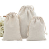 Basic Geometric Cotton Drawstring Jewelry Packaging Bags
