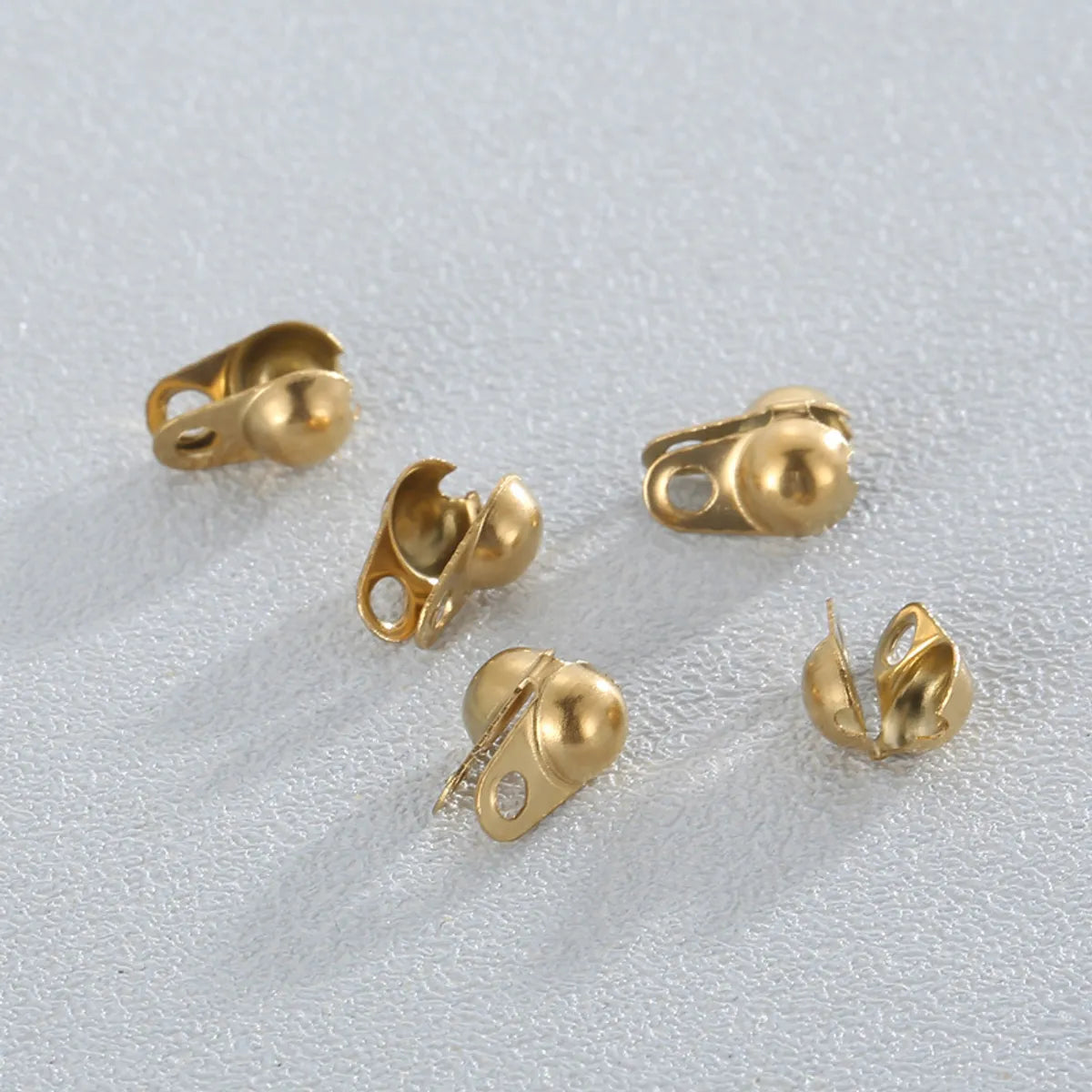 5 Pieces Stainless Steel 18K Gold Plated Geometric