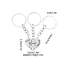 Basic Heart Shape Alloy Epoxy Plating Diamond Artificial Diamond Magnet Women'S Bag Pendant Keychain