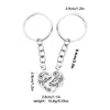 Basic Heart Shape Alloy Epoxy Plating Diamond Artificial Diamond Magnet Women'S Bag Pendant Keychain