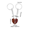 Basic Heart Shape Alloy Epoxy Plating Diamond Artificial Diamond Magnet Women'S Bag Pendant Keychain