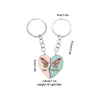 Basic Heart Shape Alloy Epoxy Plating Diamond Artificial Diamond Magnet Women'S Bag Pendant Keychain