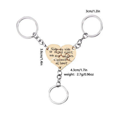 Basic Heart Shape Alloy Epoxy Plating Diamond Artificial Diamond Magnet Women'S Bag Pendant Keychain