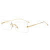 Basic Lady Solid Color Pc Square Frameless Women'S Sunglasses