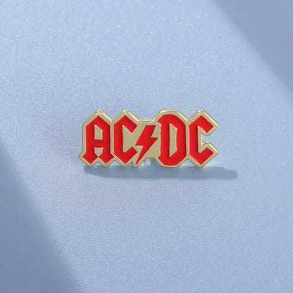 Basic Letter Alloy Plating Unisex Brooches