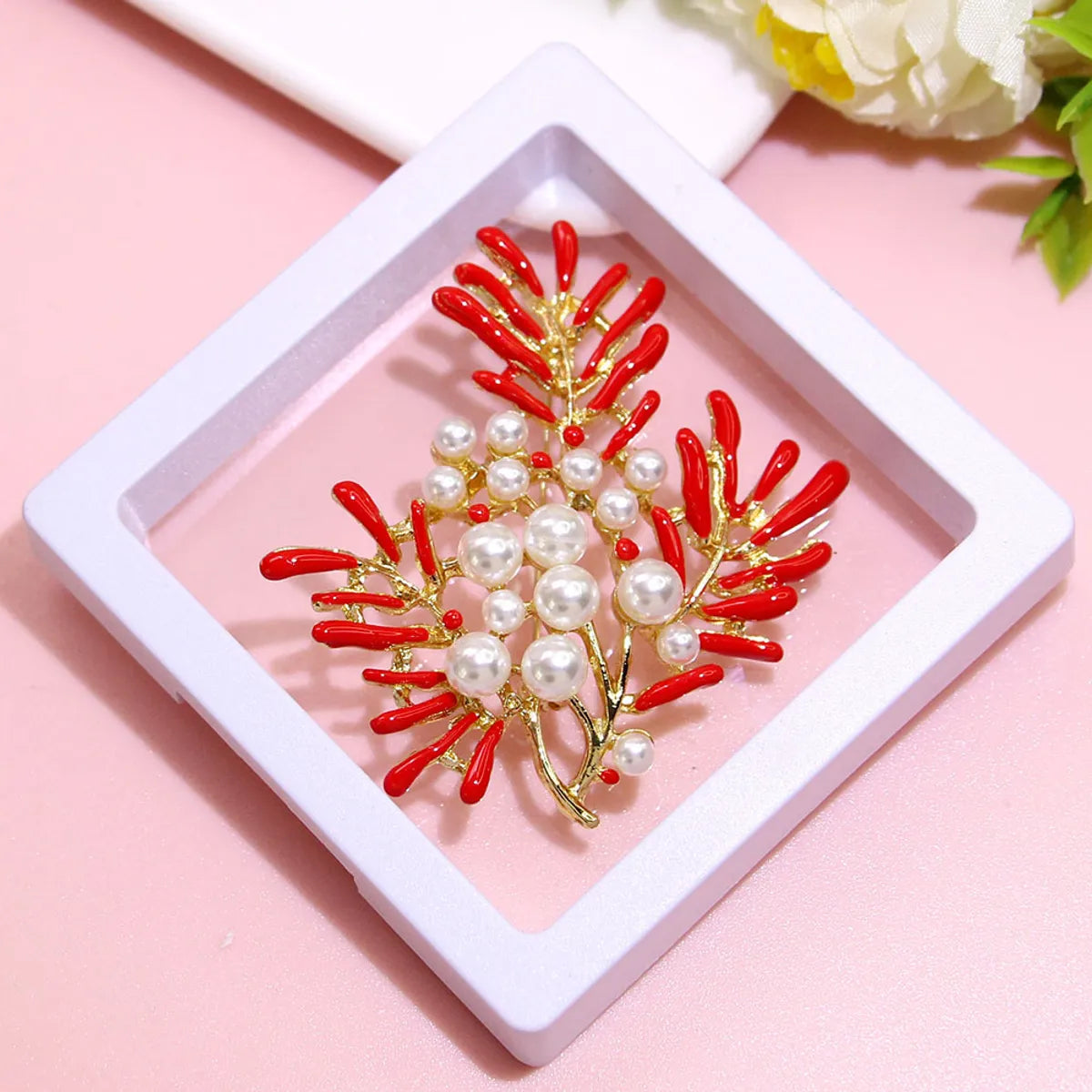 Basic Modern Style Classic Style Animal Flower Alloy Plating Inlay Artificial Pearls Rhinestones Women'S Brooches