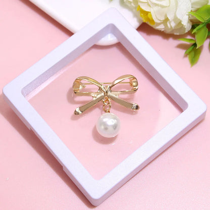 Basic Modern Style Classic Style Animal Flower Alloy Plating Inlay Artificial Pearls Rhinestones Women'S Brooches