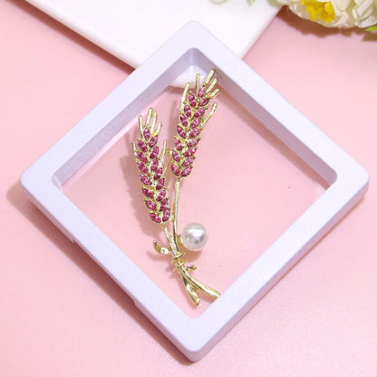 Basic Modern Style Classic Style Animal Flower Alloy Plating Inlay Artificial Pearls Rhinestones Women'S Brooches