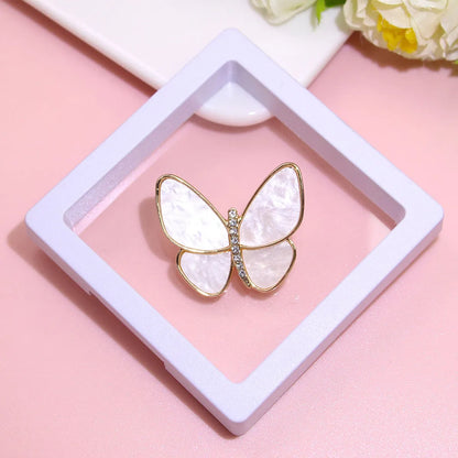 Basic Modern Style Classic Style Animal Flower Alloy Plating Inlay Artificial Pearls Rhinestones Women'S Brooches