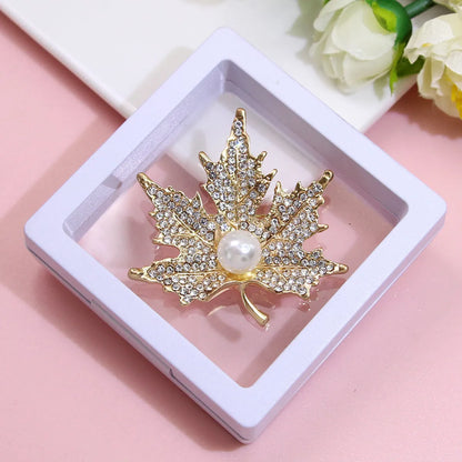 Basic Modern Style Classic Style Animal Flower Alloy Plating Inlay Artificial Pearls Rhinestones Women'S Brooches