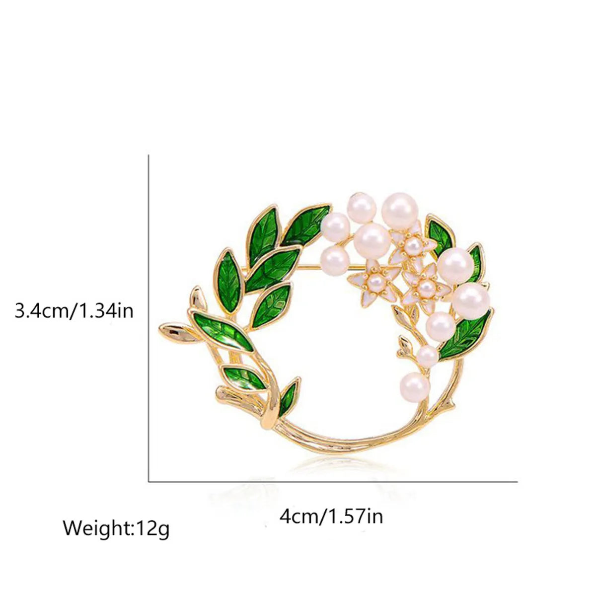 Basic Modern Style Classic Style Animal Flower Alloy Plating Inlay Artificial Pearls Rhinestones Women'S Brooches