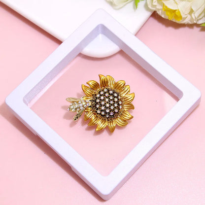 Basic Modern Style Classic Style Animal Flower Alloy Plating Inlay Artificial Pearls Rhinestones Women'S Brooches