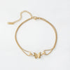 Basic Modern Style Classic Style Butterfly 304 Stainless Steel 18K Gold Plated Bracelets In Bulk