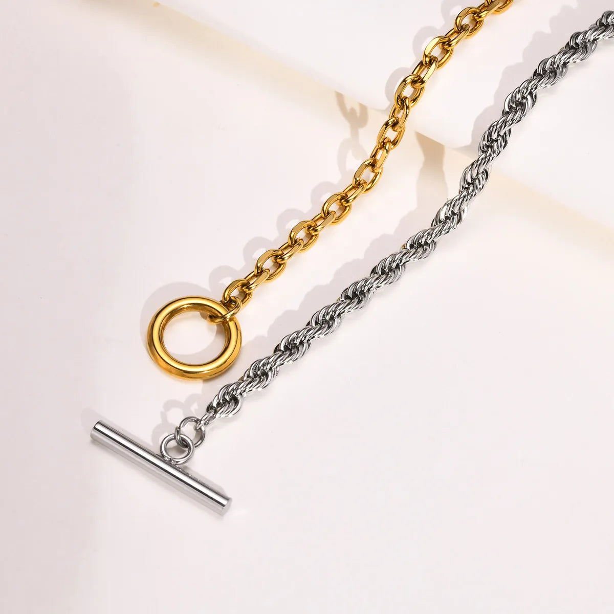 Basic Modern Style Classic Style Geometric Metal Wholesale Necklace