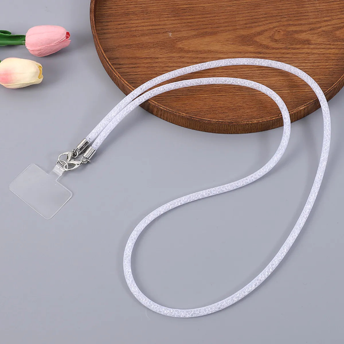 Basic Modern Style Classic Style Geometric Plastic Rope Bag Pendant Mobile Phone Chain