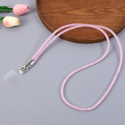 Basic Modern Style Classic Style Geometric Plastic Rope Bag Pendant Mobile Phone Chain