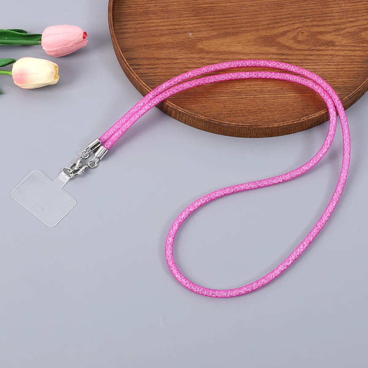 Basic Modern Style Classic Style Geometric Plastic Rope Bag Pendant Mobile Phone Chain