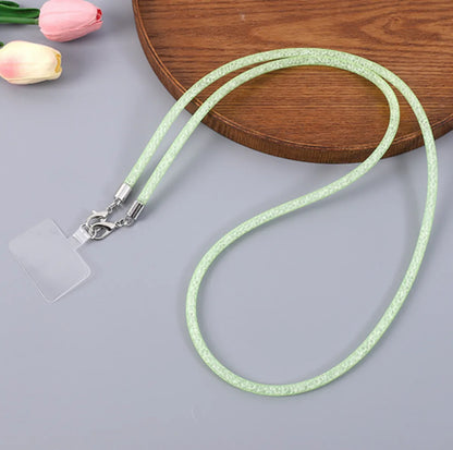 Basic Modern Style Classic Style Geometric Plastic Rope Bag Pendant Mobile Phone Chain