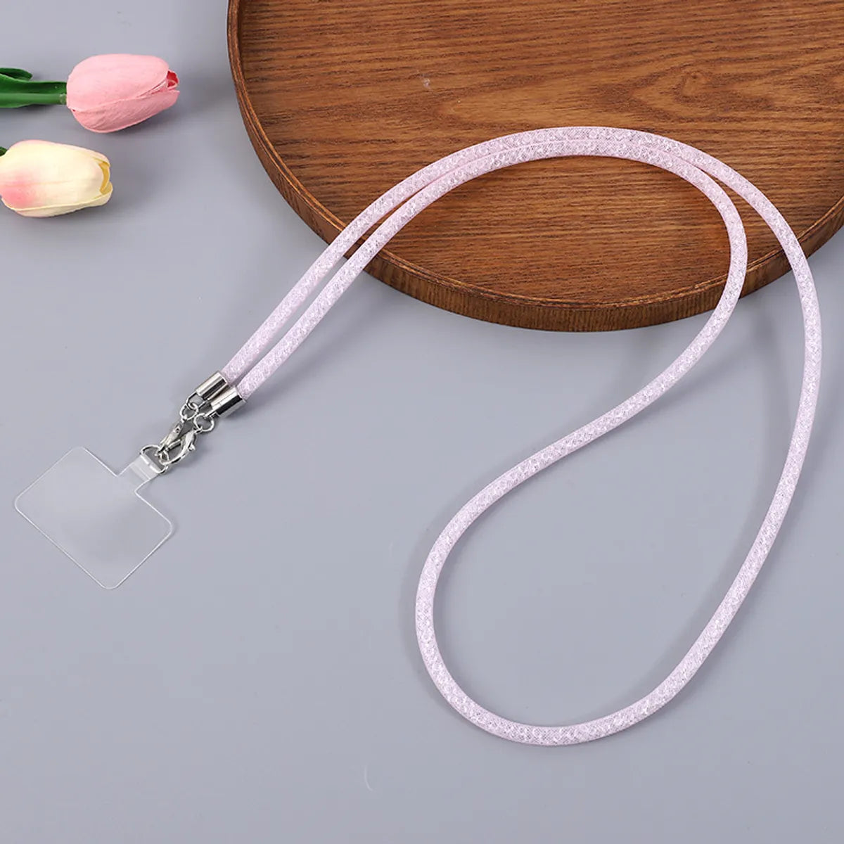 Basic Modern Style Classic Style Geometric Plastic Rope Bag Pendant Mobile Phone Chain