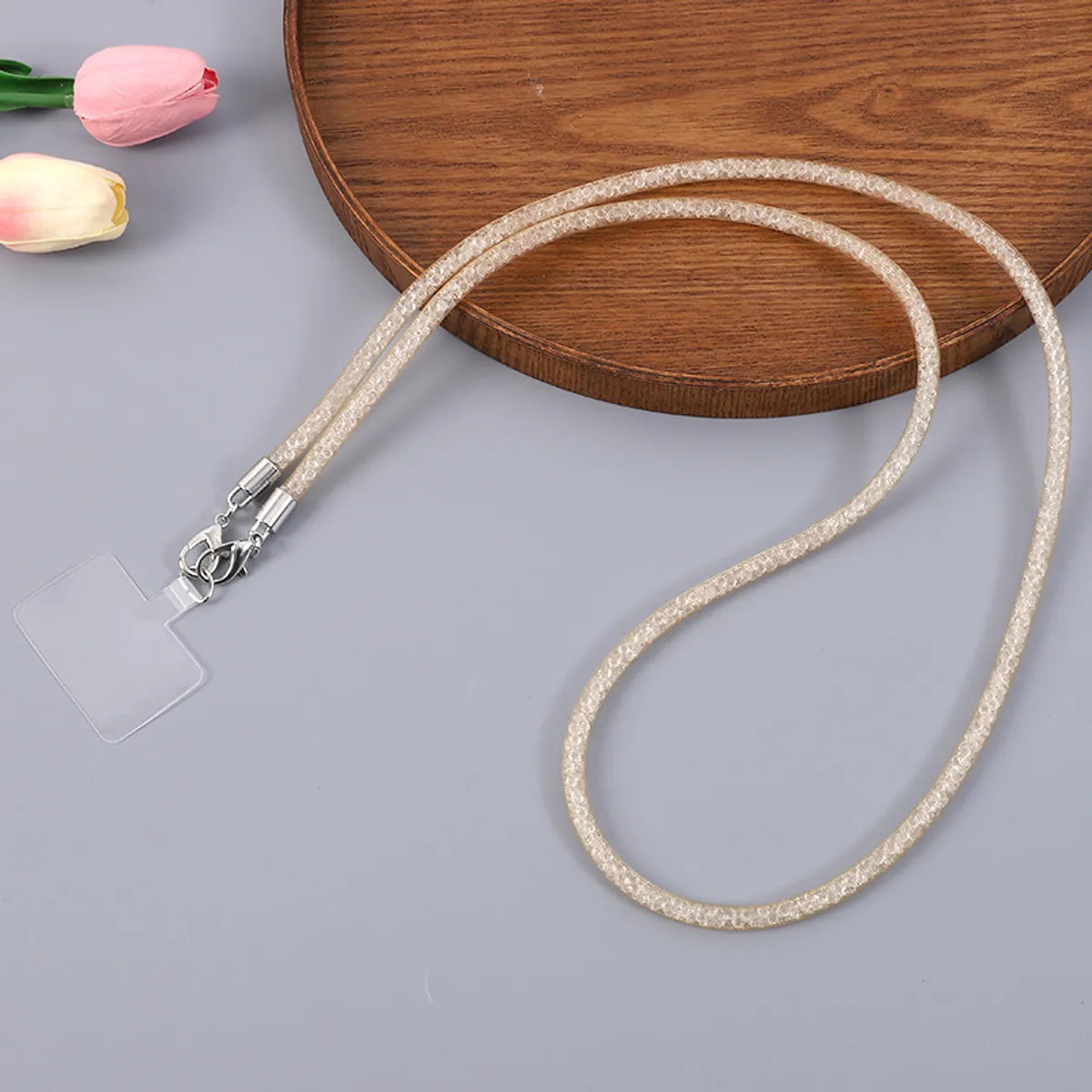 Basic Modern Style Classic Style Geometric Plastic Rope Bag Pendant Mobile Phone Chain