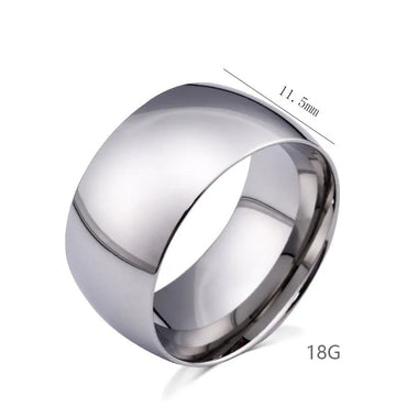 Basic Modern Style Classic Style Geometric Solid Color 304 Stainless Steel Men'S Rings