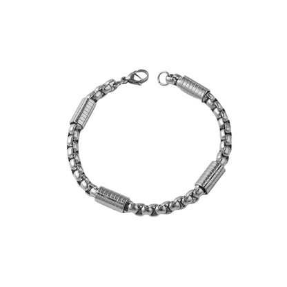 Basic Modern Style Classic Style Geometric Solid Color Titanium Steel Polishing Unisex Bracelets