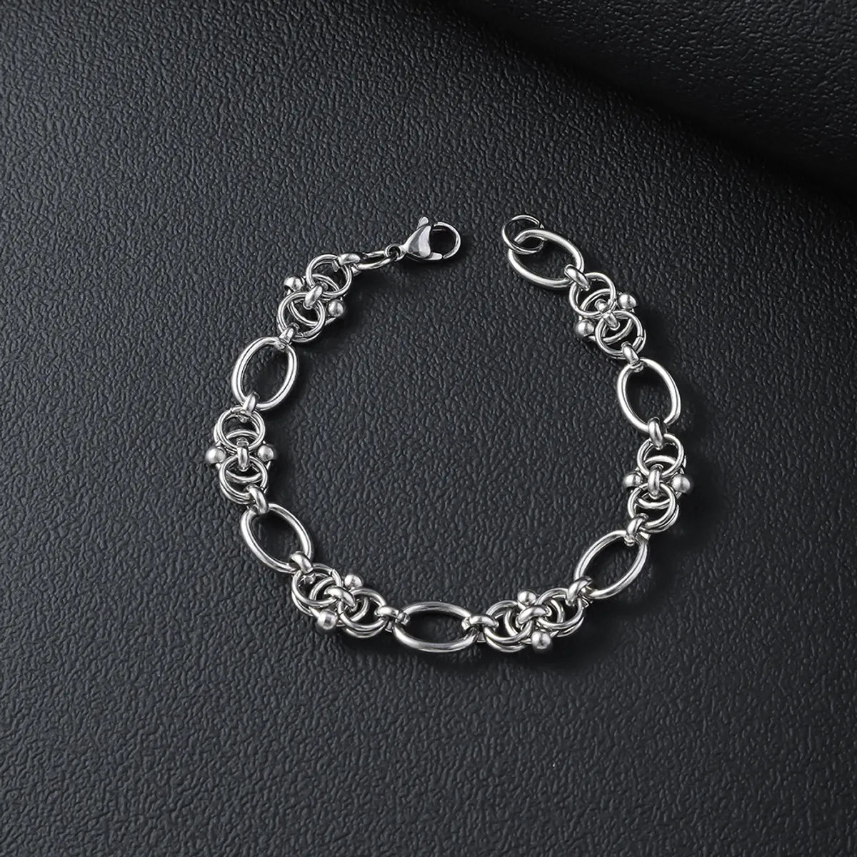 Basic Modern Style Classic Style Geometric Solid Color Titanium Steel Polishing Unisex Bracelets