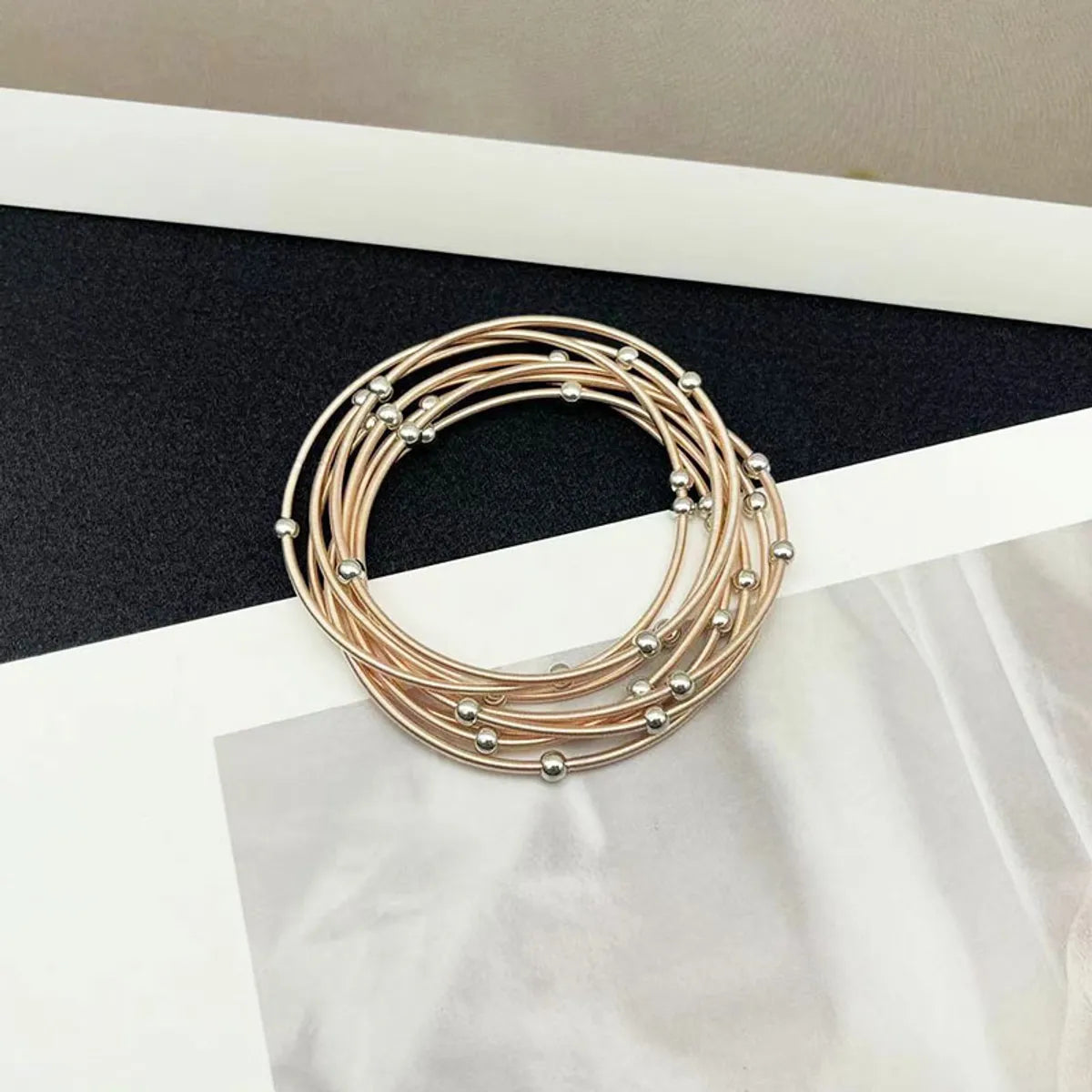 Basic Modern Style Classic Style Geometric Titanium Steel Bracelets In Bulk