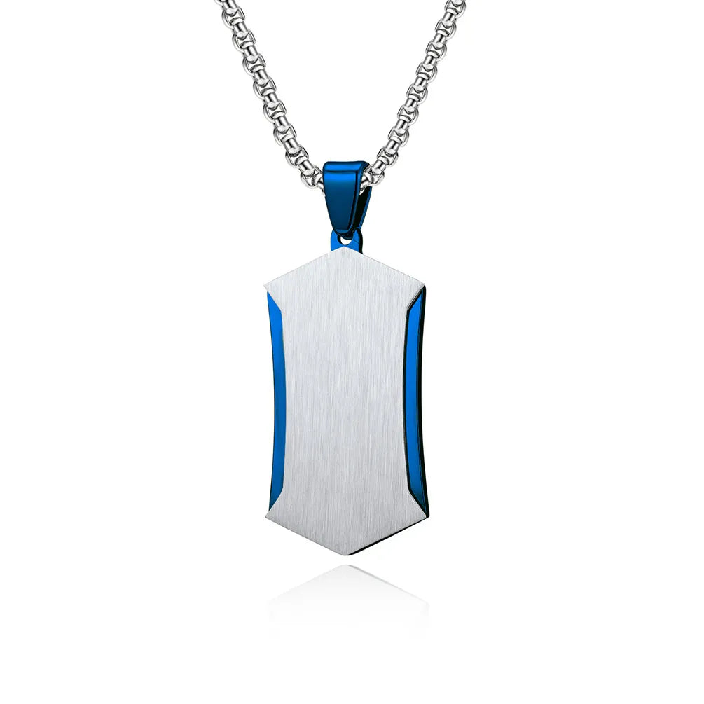 Basic Modern Style Classic Style Geometric Titanium Steel Polishing Unisex Pendant Necklace